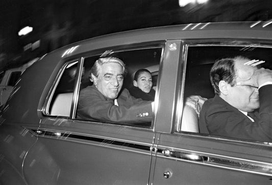 Aristote Onassis et Maria Callas, Paris, 1969 photo