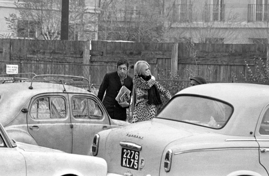 Brigitte Bardot et Serge Gainsbourg, Paris, non daté